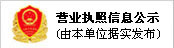 bob网址营业执照信息公示